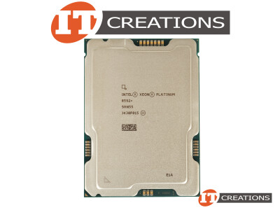 INTEL XEON PLATINUM 64 CORE PROCESSOR 8592+ 1.9GHZ BASE / 3.9GHZ MAX 320MB CACHE 20GT/S UPI TDP 350W 2S FCLGA4677 ( EMERALD RAPIDS ) ( 5TH GEN SCALABLE ) video