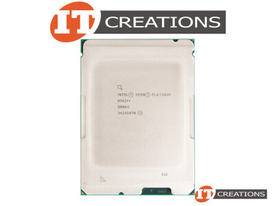 INTEL XEON PLATINUM 32 CORE PROCESSOR 8562Y+ 2.8GHZ BASE / 4.1GHZ MAX 60MB CACHE 20GT/S UPI TDP 300W 2S FCLGA4677 ( EMERALD RAPIDS ) ( 5TH GEN SCALABLE ) - SPEEDSELECT TECHNOLOGY PERFORMANCE PROFILE SST-PP - SPEED SELECT video