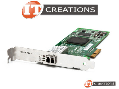 QLOGIC QLE2460 HBA 4GB SINGLE FIBER CHANNEL PORT PCI-E X4 HOST BUS ADAPTER - HALF HEIGHT CARD WITH FULL HEIGHT / HIGH PROFILE BRACKET video