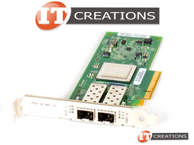 IBM QLOGIC QLE2562 HBA 8GB PCI-E 2.0 X8 DUAL PORT FIBRE CHANNEL 82Q HOST BUS ADAPTER - ( 2 ) TWO SFP TRANSCEIVER PORTS video