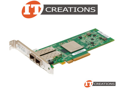 QLOGIC QLE2562 HBA 8GB DUAL PORTS FIBRE CHANNEL PCI-E 2.0 X8 HOST BUS ADAPTERS - 1600MB/S FULL DUPLEX PER PORT ( 2 ) TWO SFP TRANSCEIVER SLOTS video