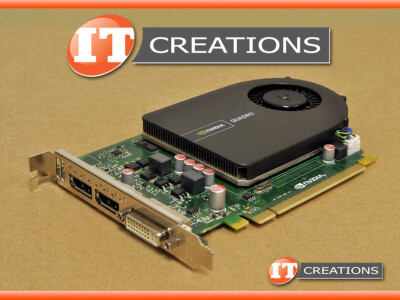 HP NVIDIA QUADRO 2000 GRAPHICS CARD 1GB 192 CUDA CORES MEMORY INTERFACE 128 BIT GDDR5 MEMORY BANDWIDTH 41.6 GB/S PCI-E 2.0 X16 ( 1 ) DUAL LINK DVI-I PORT ( 2 ) TWO DISPLAYPORTS GRAPHICS PROCESSING UNIT GPU VIDEO CARD video