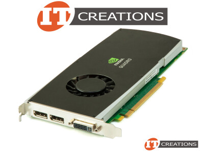 NVIDIA QUADRO FX 3800 GRAPHICS CARD 1GB 192 CUDA CORES MEMORY INTERFACE 256 BIT GDDR3 MEMORY BANDWIDTH 51.2GB/S PCI-E 2.0 X16 ( 1 ) ONE DUAL LINK DVI-I PORT ( 2 ) TWO DISPLAYPORTS 108W GRAPHICS PROCESSING UNIT GPU video