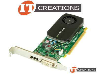 HP NVIDIA QUADRO K600 GRAPHICS CARD 1GB 192 CUDA CORES MEMORY INTERFACE 128 BIT DDR3 MEMORY BANDWIDTH 29GB/S PCI-E 2.0 X16 ( 1 ) ONE DUAL LINK DVI-I PORT ( 1 ) ONE DISPLAYPORT MPC 41W GRAPHICS PROCESSING UNIT GPU VIDEO CARD video