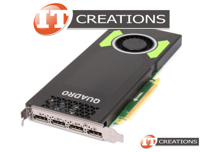 HP NVIDIA QUADRO M4000 MAXWELL GPU 8GB 1664 CUDA CORES MEMORY INTERFACE 256 BIT GDDR5 MEMORY BANDWIDTH 192GB/S PCI-E 3.0 X16 ( 4 ) FOUR DISPLAYPORTS D video