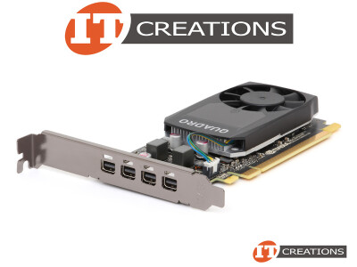 DELL NVIDIA QUADRO P620 PASCAL GPU 2GB 512 CUDA CORES MEMORY INTERFACE 128 BIT GDDR5 MEMORY BANDWIDTH 80GB/S PCI-E 3.0 X16 ( 4 ) FOUR DISPLAYPORTS DP GRAPHICS PROCESSING UNIT VIDEO CARD video