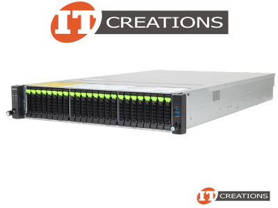 GIGABYTE R282NO0 2.5 INCH SFF 24 BAY PCIE GEN4 NVME HSHD HSPS PRE CONFIGURATION 2U SERVER CHASSIS REFURBISHED / RENEW - NETWORKING MR92-FS1 MOBO SUPPO video