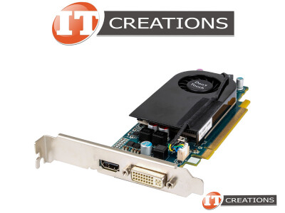 ATI RADEON HD 7670 GPU 2GB DDR3 PCI-E X16 ( 1 ) ONE DUAL LINK DVI-I ( 1 ) ONE HDMI GRAPHICS PROCESSING UNIT VIDEO CARD video