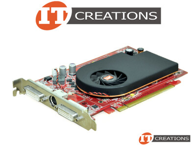 HP AMD ATI RADEON X1600 XT GRAPHICS CARD 256MB GRAPHICS PROCESSORS MEMORY INTERFACE 128 BITS GDDR3 SDRAM MEMORY BANDWIDTH 22.0GB/S PCI-E X16 ( 2 ) TWO video