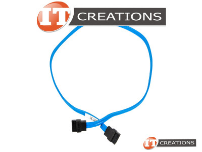 DELL BLUE FLAT SATA DATA CABLE - 20.5 INCH SERIAL ATA video