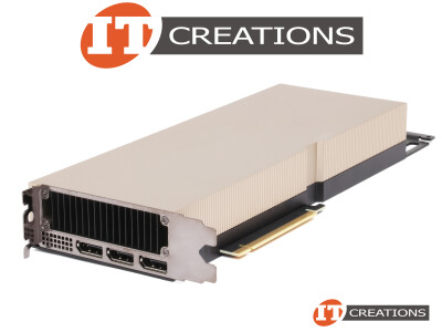 HP NVIDIA A40 GPU ACCELERATOR 48GB 10752 CUDA CORES MEMORY INTERFACE 384 BIT GDDR6 MEMORY BANDWIDTH 696GB/S PCI-E 4.0 X16 ( 3 ) THREE DISPLAYPORTS DP GENERAL PURPOSE GRAPHICS PROCESSING UNIT GPGPU - AMPERE TECHNOLOGY PASSIVE HEATSINK - DUAL SLOT video