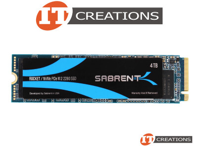 SABRENT 4TB TLC PCIE GEN3 X4 NVME 1.3 M.2 2280 ROCKET SERIES 3D TRIPLE LEVEL CELL NAND FLASH READS 3450MB/S WRITES 3000MB/S SOLID STATE DRIVE SSD ( 4000GB ) - 100% LIFE / ENDURANCE LEFT - M KEY PCI-E 3.0 4 LANES NON VOLATILE MEMORY EXPRESS video