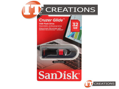 SANDISK 32GB USB FLASH DRIVE - USB 2.0 / 3.0 CRUZER GLIDE ( UPC 619659075576 ) ( 80-56-17519-032G ) video