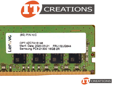 LENOVO 16GB PC4-21300 DDR4-2666V-R REGISTERED ECC 1RX4 CL19 288 PIN 1.20V MEMORY MODULE ( PC4-2666V-R ) video