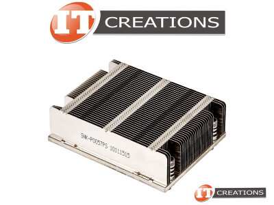 SUPERMICRO 1U HIGH PERFORMANCE HEATSINK - SCREW DOWN TYPE LGA2011 SOCKET NARROW ILM PASSIVE COMPATIBLE WITH X9 / X10 GEN MOTHERBOARDS UP TO 145W video