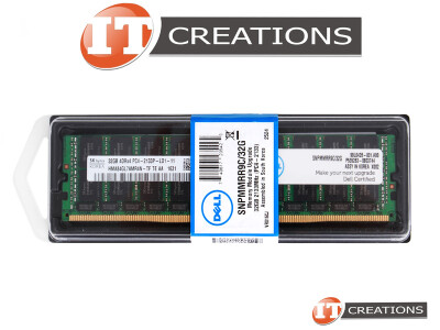 DELL 32GB PC4-17000 DDR4-2133P-L LOAD REDUCED 4DRX4 CL15 288 PIN 1.20V MEMORY MODULE LRDIMM ( SNPMMRR9C/32G ) video