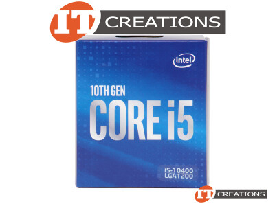 INTEL CORE I5 6 CORE PROCESSOR I5-10400 2.90GHZ BASE / 4.30GHZ MAX 12MB SMART CACHE 8 GT/S BUS SPEED TDP 65W FCLGA1200 ( COMET LAKE ) video
