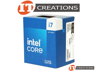 INTEL CORE I7 8C/12C 20 CORE PROCESSOR I7-14700 1.5GHZ BASE / 5.4GHZ MAX 33MB SMART CACHE TDP 65W / 219W FCLGA1700 ( RAPTOR LAKE ) ( 14TH GEN ) - 8 P-CORES / 12 E-CORES video