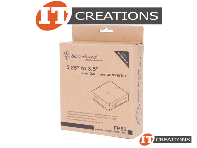 SILVERSTONE FP55 5.25 TO 3.5 LFF / 2 X 2.5 SFF BAY HARD DRIVE CONVERTER - BLACK video