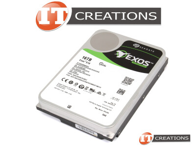 SEAGATE 16TB 7.2K RPM SAS III 3.5 INCH LARGE FORM FACTOR LFF EXOS X16 ENTERPRISE 512E STD FORMAT 12GB/S 256MB CACHE SAS3 HARD DRIVE ( 16000GB ) video