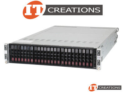 SUPERMICRO SUPERSERVER 2028TP-HTTR X4 NODE 2.5 INCH SFF 24 BAY HSHD HSPS PRE CONFIGURATION 2U SERVER CHASSIS - EACH NODE SUPPORTS X10DRT-PT MOBO ( 2 ) TWO FCLGA2011-3 R3 SOCKETS ( COMPATIBLE WITH INTEL XEON E5-2600V4 / E5-2600V3 FAMILY ( 16 ) SIXTEEN DDR4 DIMM SLOTS ( 1 ) ONE PCI-E 3.0 X16 SLOT video