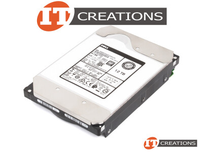 DELL 12TB 7.2K RPM SATA III 3.5 INCH LARGE FORM FACTOR LFF ENTERPRISE CLASS ADVANCED FORMAT AF 512E 6GB/S SATA3 HARD DRIVE ( 12000GB ) video