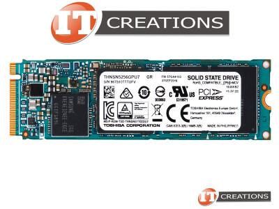 TOSHIBA 256GB MLC PCIE GEN3 X4 NVME M.2 2280 XG3 SERIES MULTI LEVEL CELL NAND FLASH READS 2516MB/S ( 2400MIB/S ) WRITES 1572MB/S ( 1500MIB/S ) SOLID STATE DRIVE SSD - KEY M PCI-E 3.0 4 LANES 8GB/S PER LANE NON VOLATILE MEMORY EXPRESS 2280-S2 ( DUAL LABEL / HP / TOSHIBA ) video