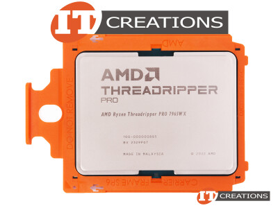 AMD RYZEN THREADRIPPER PRO 24 CORE PROCESSOR 7965WX 4.2GHZ BASE / 5.3GHZ MAX 128MB L3 CACHE TDP 350W STR5 SOCKET ( STORM PEAK ) video