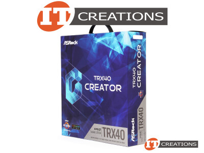 ASROCK TRX40 CREATOR MOTHERBOARD - SYSTEM BOARD ( 1 ) ONE AMD CPU STRX4 SOCKET ( SUPPORTS 3RD GEN AMD RYZEN THREADRIPPER ) ( 8 ) EIGHT DDR4 DIMM SLOTS video