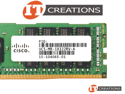 CISCO 32GB PC4-19200 DDR4-2400T-R REGISTERED ECC 2RX4 CL17 288 PIN 1.20V MEMORY MODULE ( PC4-2400T-R ) video