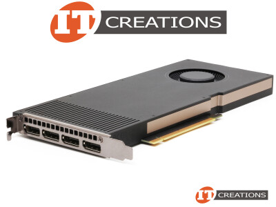 PNY NVIDIA RTX A4000 GPU 16GB 6144 CUDA CORES MEMORY INTERFACE 256 BIT GDDR6 MEMORY BANDWIDTH 448GB/S PCI-E 4.0 X16 ( 4 ) FOUR DISPLAYPORTS DP GRAPHICS PROCESSING UNIT VIDEO CARD video