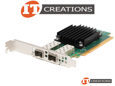 DELL / NVIDIA CONNECTX-5 25GBE DUAL PORT SFP28 PCI-E 3.0 X16 NETWORK CARD - MELLANOX CX512F 25GB/S ETHERNET 2-PORT / 25GSFP 2P / DP25 / S28 ( 2 ) TWO SMALL FORM FACTOR PLUGGABLE 28 TRANSCEIVER SLOTS video