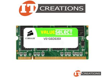1GB DDR SODIMM 200pin PC2700 333MHz Corsair VS1GSDS333 video