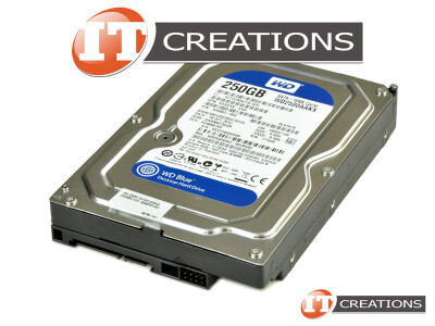 WESTERN DIGITAL WD 250GB 7.2K RPM SATA 3.5 INCH LARGE FORM FACTOR LFF WD BLUE DESKTOP 6GB/S 16MB CACHE HARD DRIVE ( DUAL LABEL / HP / WESTERN DIGITAL ) video