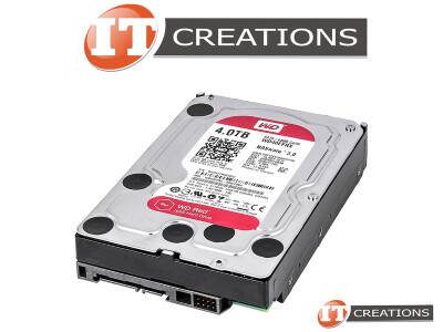 WESTERN DIGITAL 4.0TB 5.4K RPM CLASS SATA 3.5 INCH LARGE FORM FACTOR LFF WD RED NASWARE 3.0 ADVANCED FORMAT AF 6GB/S SATA3 64MB CACHE HARD DRIVE ( 400 video