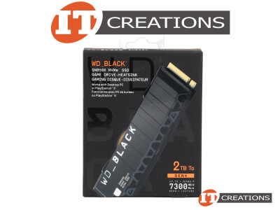 WESTERN DIGITAL 2TB TLC PCIE GEN4 NVME M.2 2280 WD BLACK SN850X SERIES TRIPLE LEVEL CELL 3D NAND READS 7300MB/S WRITES 6600MB/S SOLID STATE DRIVE SSD ( 2000GB ) - WITH HEATSINK KEY M PCI-E 4.0 NON VOLATILE MEMORY EXPRESS video
