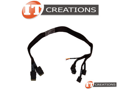 DELL DUAL MINI SAS TO X1 MINI SAS HD X2 SATA 20.5 INCH CABLE video