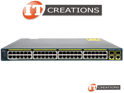 CISCO CATALYST 2960 SERIES POE-48 PORT RJ-45 10 / 100 LAN BASE LAYER 2 POWER OVER ETHERNET SWITCH - ( 2 ) TWO 10 / 100 / 1000BT UPLINK ( 2 ) TWO 1GBE SFP UPLINK video