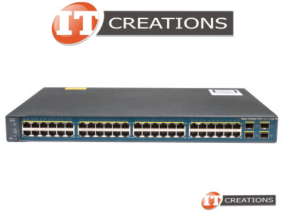 CISCO CATALYST 3560 V2 SERIES POE-48  PORT RJ-45 10 / 100 ( 4 ) FOUR TRANSCEIVER SFP BASED GIGABIT ETHERNET SWITCH video