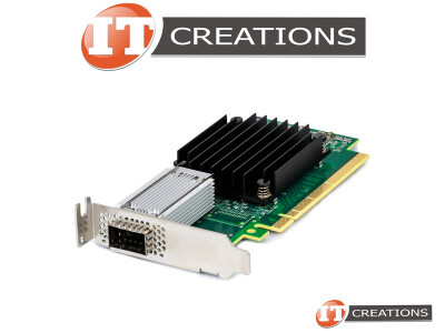 DELL / NVIDIA CONNECTX-4 NIC EDR 100GB/S IB / 100GBE SINGLE PORT QSFP28 PCI-E 3.0 X16 VPI NETWORK INTERFACE CARD - MELLANOX 100GB ETHERNET 1-PORT / 100GQSFP / SP100 ENHANCED DATA RATE INFINIBAND MODEL CX455A VIRTUAL PROTOCOL INTERCONNECT ( 1 ) ONE QUAD SMALL FORM FACTOR PLUGGABLE 28 TRANSCEIVER SLOT video