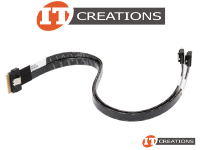 ASUS / CABLECC FLAT 74 PIN SLIMLINE SAS TO X2 38 PIN 0.4M CABLE - 74 PIN TO SFF-8654-8I TO ( 2 ) TWO SFF-8654-4I CONNECTORS video