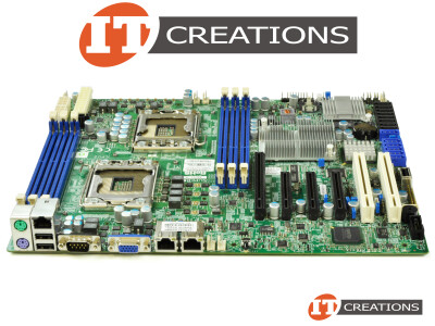 SUPERMICRO MOTHERBOARD ( 2 ) TWO CPU SOCKETS ( INTEL 5500 SERIES ) 6 DIMM 1.5V SLOTS video