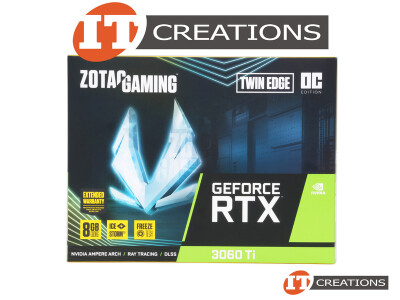 ZOTAC NVIDIA GEFORCE RTX 3060 TI GAMING GPU TWIN EDGE OC LHR EDITION 8GB 4864 CUDA CORES GDDR6 MEMORY INTERFACE 256 BIT PCI-E 4.0 X16 GRAPHICS PROCESSING UNIT VIDEO CARD - AMPERE ARCHITECTURE video