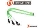 BROADCOM / LSI GREEN SLIMSAS TO X2 OCULINKS 1M CABLE - SLIM SAS SFF-8654 TO ( 2 ) TWO SFF-8612