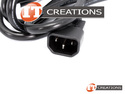 HP POWER CORD C13 C14 2M - 78 INCH 10A 250V IEC-320 C14 ( M ) CONNECTOR TO IEC -320 C13 ( F ) CONNECTOR preview image #1