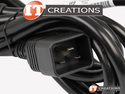 HP POWER CORD C19 C20 8.2 FT BLACK COLOR - 98.5 INCH ( 94.5 IN ) LS-19 TO LS-20  ( SU01001-13002 ) preview image #1