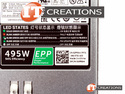 DELL POWER SUPPLY 495W 80 PLUS PLATINUM 94% EFFICIENCY EXTENDED POWER PERFORMANCE EPP HOT PLUG preview image #2