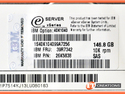 IBM 146GB 10K RPM SAS 3.5 INCH HARD DRIVE preview image #1