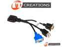 HP LOCAL I/O DIAGNOSTIC CABLE ADAPTER - SERIAL USB VGA ASSEMBLY ( SUV ASSY ) - ( 1 ) ONE DUAL USB ( FEMALE ) ( 1 ) ONE VIDEO ARRAY GRAPHICS ( FEMALE ) ( 1 ) ONE DE9 ( DE-9 ) ( MALE ) preview image #0
