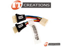 HP Y SPLITTER FAN CABLE ADAPTER FOR HP PROLIANT DL180 G6 - 6 PIN FEMALE TO ( 2 ) TWO 6P MALE